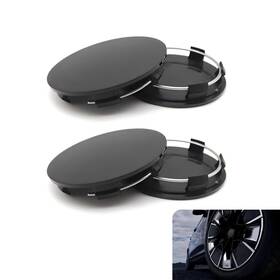 Yumfugu Yum232 4 Pcs Car Wheel Hub Center Caps 2.36 Od Snap-in Rust-proof Accessories
