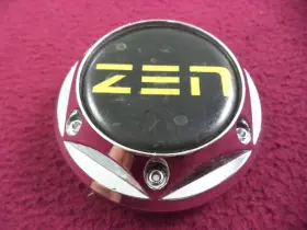 5133-cap Zen Racing Wheels Chrome Custom Wheel Center Cap # 1