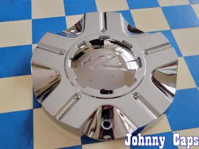 52672295f-1 Zinik Wheels # . Chrome Custom Wheel Center Cap 37 Qty. 1