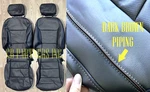 2021-2026 Ford F150 New Takeoff Front Leather Upholstery Dark Brown Piping. Price: $249.99.