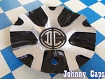 2 Crave Wheels 53 Metal Center # 107-AL-CAP Silver & Black (qty. 1) Used. Price: $41.96.