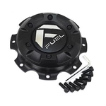 Fuel Matte Black Center Cap 6-3/8"OD Bolt Dually Open-end Closed-end 1003-27MBR Used. Price: $37.11.