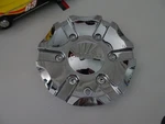 Pinnacle Chrome Custom Wheel Center Cap # 424S165 Used. Price: $62.39.