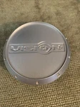 Vision Wheels Silver Custom Center Caps # C-489-3 / C426 S-v (1) Used. Price: $18.00.