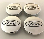 Ford Chrome W/black Logo 54MM Wheel Center Hub Caps (set Of 4) New. Price: $19.10.