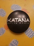 Katana Wheels Flat Black Custom Center Caps (1) C-452-2 / C-452-3 New. Price: $25.00.