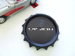 Vision Black Custom Wheel Center Cap # C353-8V, LG1711-03 (top Only) Used. Price: $31.19.