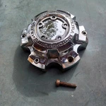 Ultra Custom Wheel Center Cap, Chrome, Part Number 89-9865, 51241680F-3 03 Used. Price: $39.95.