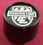 Center Line Wheels Gloss Black Custom Cap # C-542-1 / LG1607-44 (1) Used. Price: $59.95.