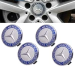 Set Of 4 75MM Wheel Center Rim Hubcaps Fits Mercedes-benz Amg Blue New. Price: $24.99.