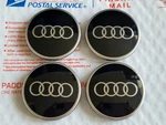 4X Oem 2018-2025 Audi A3 A4 A5 S4 S5 S7 Q3 Q7 Q8 SQ5 E-tron Center Caps 61MM Used. Price: $45.00.