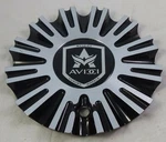 Avicci Wheels Gloss Black / Silver Custom Center Caps # CSB18-A2A Used. Price: $59.49.