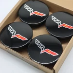 Wheel Center Rim Hub Caps Gloss Black For Corvette C7 C6 Cross Flag 68MM New. Price: $23.24.