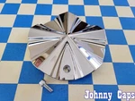 Player Wheels # N909 New Chrome Custom Center Cap W/bolt 48 (qty. 1). Price: $63.65.