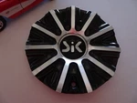 Jik Black/silver Metallic Custom Wheel Center Cap # XC-154L Used. Price: $98.79.