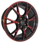 Elegant E006 18X8 35 5X114.3/GLOSS Black Candy Red Face New. Price: $217.13.