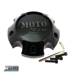 Moto Metal Wheel Center Cap Gloss Black W/ Gray Lettering T127L145-5-H42-S1G New. Price: $33.00.