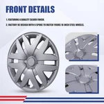 16 Inch Silver Wheel Hubcaps Fit For 2004-2010 Toyota Sienna Snap-on Set Of New. Price: $54.99.