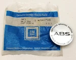 New Genuine Gm 25617528 Silver Wheel Center Cap With Anti Lock Brake Abs Symbol. Price: $19.95.
