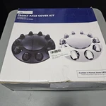 United Pacific 10348 Axle Hub Cover Front, Black, With Dome Cap And 1/2" Used. Price: $19.94.