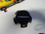 Vision Black Custom Wheel Center Cap # C-722-3-UP, LG1809-13 Used. Price: $46.79.