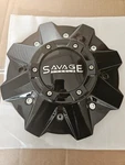 Savage Wheels Gloss Black Center Cap C-A02-1 New With Screws. Price: $29.99.