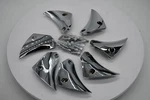Grid GD1 Chrome Wheel GD01-17090-CHROM-INSERT-L Fits 17X9 Left New. Price: $25.00.