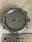 Vision Wheels Top Only Gunmetal Rim Hub Cover Center Cap C353-65V-UP Used. Price: $15.50.