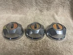 Used Oem Mopar 349-0 1976-1980 Plymouth Arrow Chrome Wheel Center Caps (3). Price: $30.00.