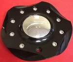 One Used Platinum Chrome Custom Wheel Center Cap 52071985F-2A 114-100PB/5577. Price: $29.00.