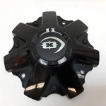 Aftermarket Vision Wheels Black Single Center Hub Cap C411GB Used. Price: $24.95.
