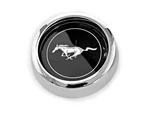 Mustang Wheel Cap Magnum 500 Black With Silver Horse 2" Each 1969 New. Price: $51.19.