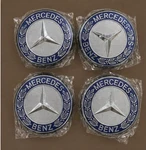 4PCS Mercedes Benz Amg Rim Center Cap Blue W/ Valve Covers & Keychain 75MM New. Price: $24.99.