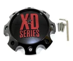 Xd Gloss Black Center Hub Cap 6-5/8"OD 2"H Bolt-on Closed-end 1079L170SGB-H42RC Used. Price: $36.20.