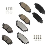 8PCS Fits Toyota For Corolla 2019 2020-2025 Front & Rear Ceramic Brake Pads New. Price: $44.73.