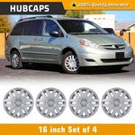 16" Inch 4PCS Set Hubcaps For 2004-2010 Toyota Sienna Steel Wheel Covers New. Price: $61.10.