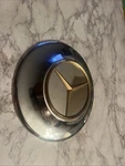 14" Chrome Wheel Cover "golden Plate" Edition For 71-85 Mercedes-benz Vehicles Used. Price: $100.00.