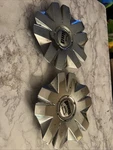2 Dub Zane Edition Center Caps 6630-15 S609-45 One Broken Clip Used. Price: $100.00.
