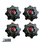 4 X Fuel Off-road Matte Black Wheel Center Cap W/ Red Logo 1002-53MBQ New. Price: $160.00.