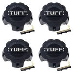 4 Tuff Matte Black Center Hub Cap 5-15/16"OD Bolt-on Closed-end CCTA5150MB New. Price: $121.76.