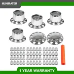 Lug Front & Rear Complete Chrome Hub Cover Precision Semi Truck Wheel Kit 33MM New. Price: $110.05.