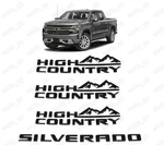 2019 - 2025 Chevrolet Silverado High Country Emblem Badge Kit Oem Matte Black New. Price: $64.99.