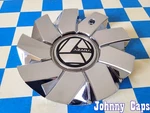 Azara Wheels # C246L177S Chrome Custom Center Cap 55 (qty. 1) Used. Price: $59.73.