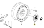 Wheel Center Cap For Bmw E-32 E-34 New. Price: $49.95.