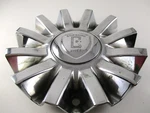 Borghini Chrome 6 1/4" Custom Wheel Center Cap* #CS420-E2P (for Cap) Used. Price: $49.88.