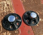 Pair Superior Industries Mag Wheel Aluminum Center Caps 27101 5X4 " Chevy Olds Used. Price: $79.00.