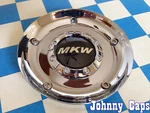 Mkw Wheels 39 Chrome Center Cap # C-M112-18/20-C LG1107-49 (qty. 1) Used. Price: $63.03.