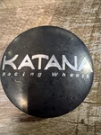 Katana Wheels Black Center Caps # C-452-2 Custom Used. Price: $22.00.
