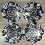 Set Of Oz Racing M428A Chrome Center Caps Deep Concave 8-POCKET Turbine Style Used. Price: $199.99.