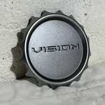 Vision Off Road Gunmetal Lug Custom Rim Wheel Center Hub Cap C353-8V LG1711-03 Used. Price: $24.00.